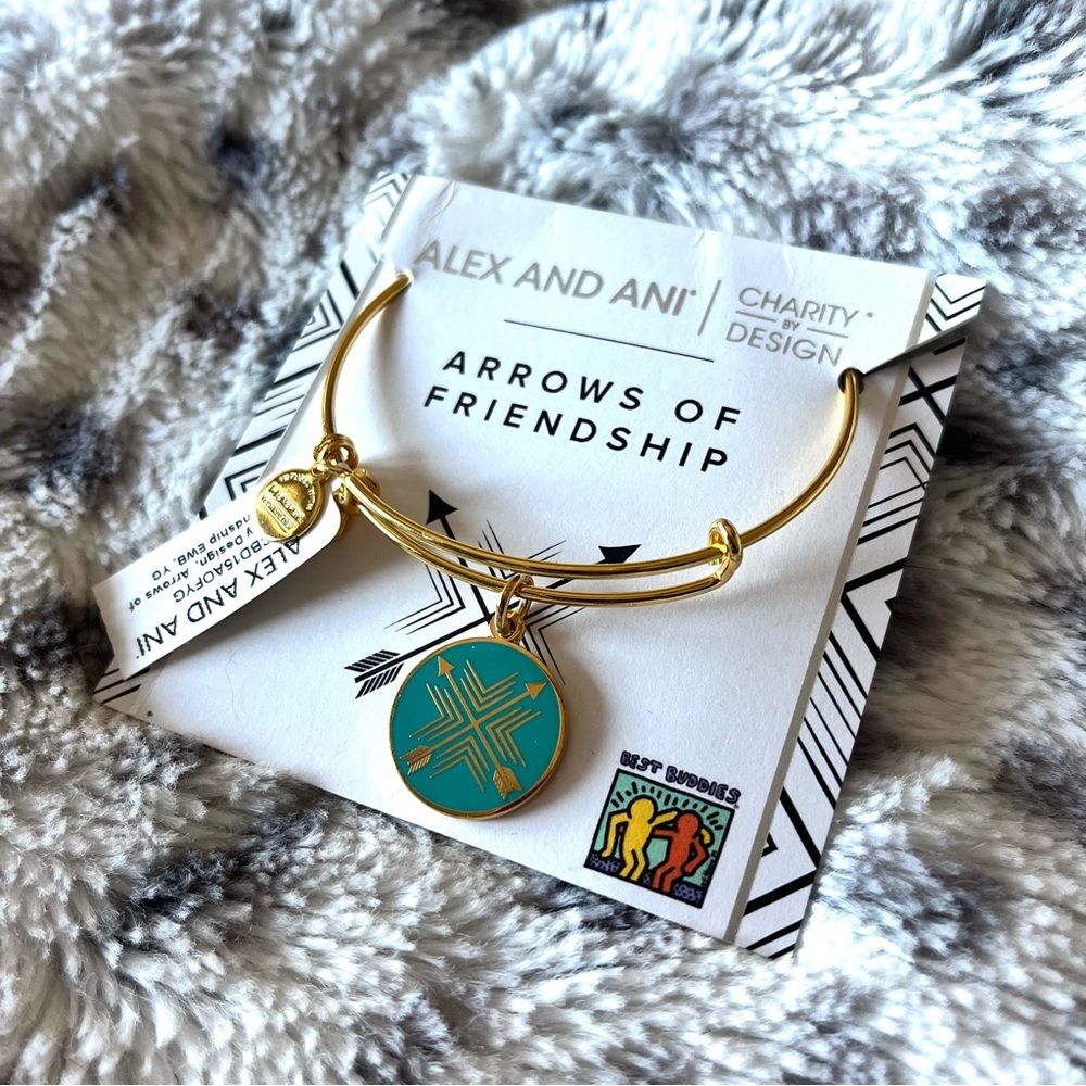 Alex and Ani Gold Friendship Bangle